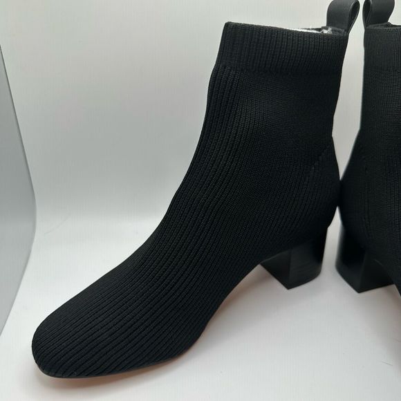 CUSHIONAIRE Women's Neely Stretch bootie +Memory Foam 7 BLACK - Picture 7 of 7